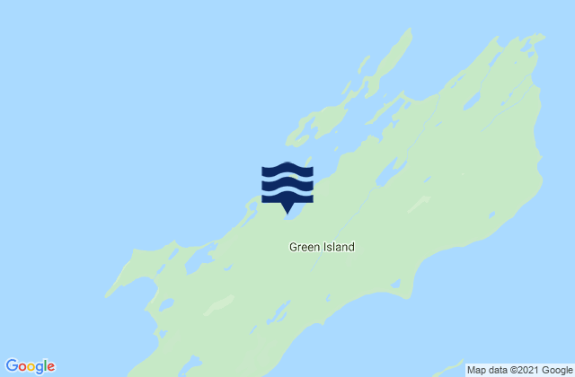 Mappa delle Getijden in Gibbon Anchorage Green Island, United States