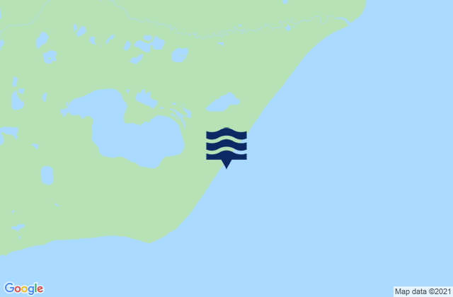 Mappa delle Getijden in Goodhope Bay, United States