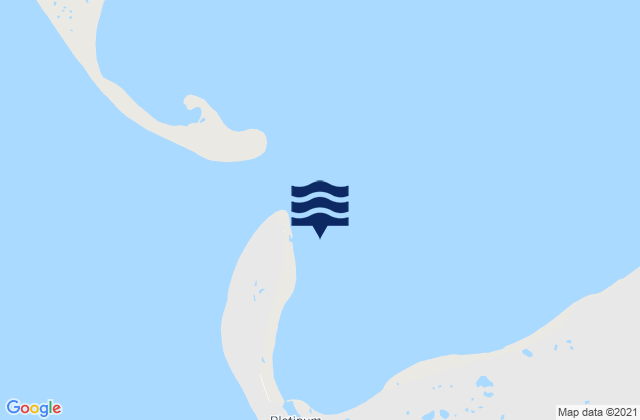 Mappa delle Getijden in Goodnews Bay Entrance, United States