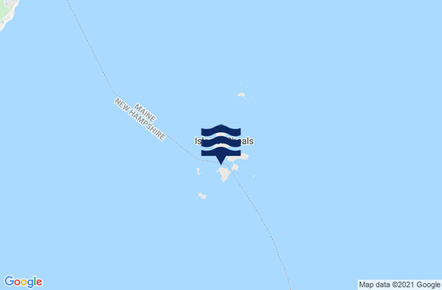 Mappa delle Getijden in Gosport Harbor (Isles Of Shoals), United States