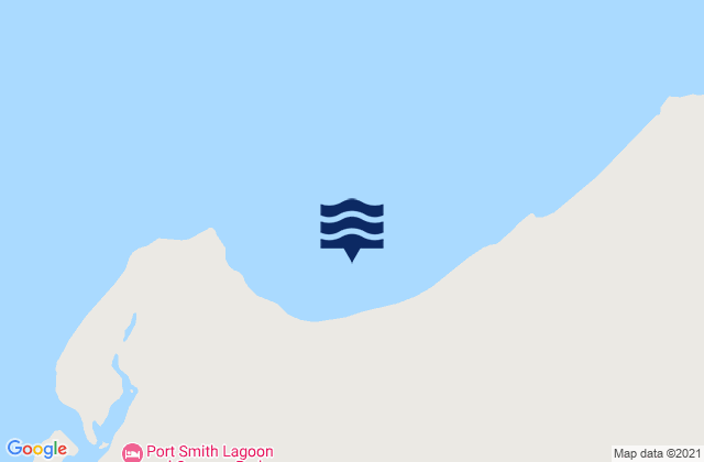 Mappa delle Getijden in Gourdon Bay, Australia