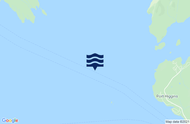 Mappa delle Getijden in Guard Islands, United States