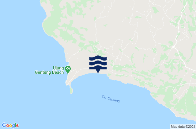 Mappa delle Getijden in Gunungbatu, Indonesia