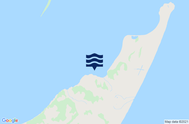 Mappa delle Getijden in Hagemeister Island (north end), United States