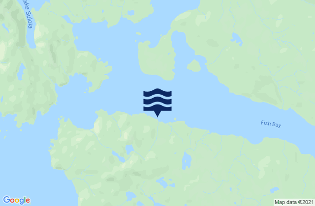 Mappa delle Getijden in Haley Anchorage (Fish Bay), United States
