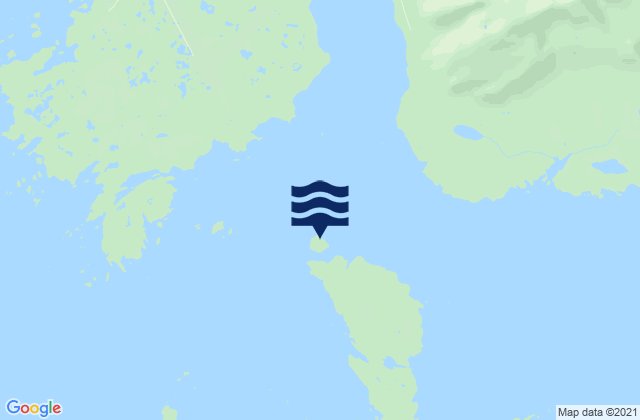Mappa delle Getijden in Harris Island, United States