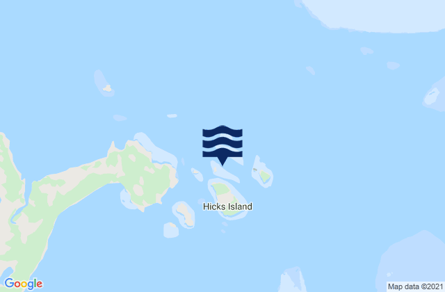Mappa delle Getijden in Harvey Island, Australia