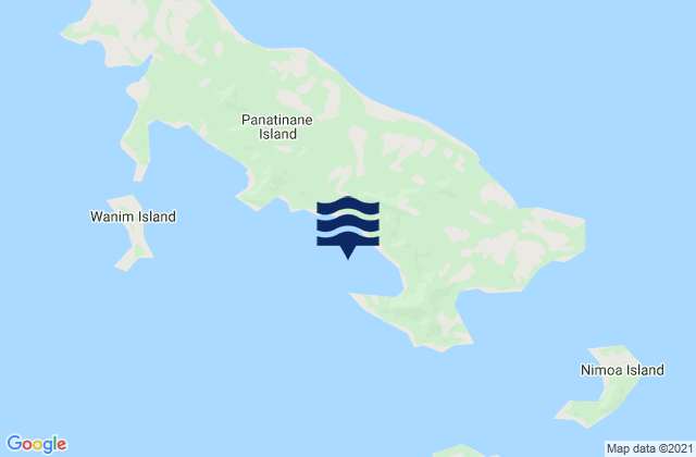 Mappa delle Getijden in Hati Lawi Harbour, Papua New Guinea