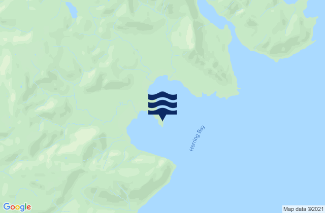 Mappa delle Getijden in Herring Bay, United States