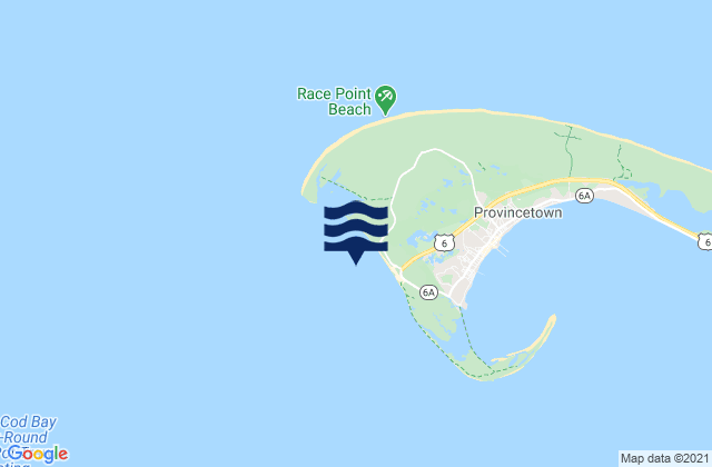 Mappa delle Getijden in Herring Cove, United States
