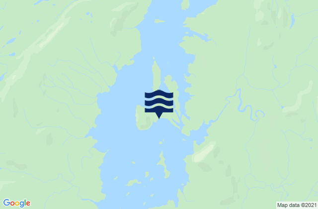 Mappa delle Getijden in High Island, United States