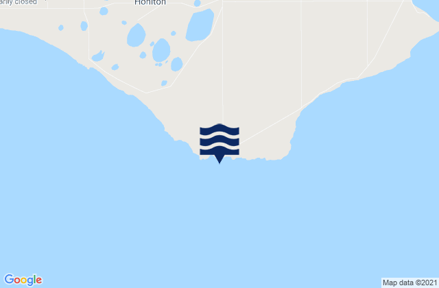 Mappa delle Getijden in Honiton, Australia