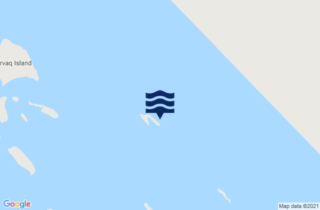Mappa delle Getijden in Hook Island, Canada