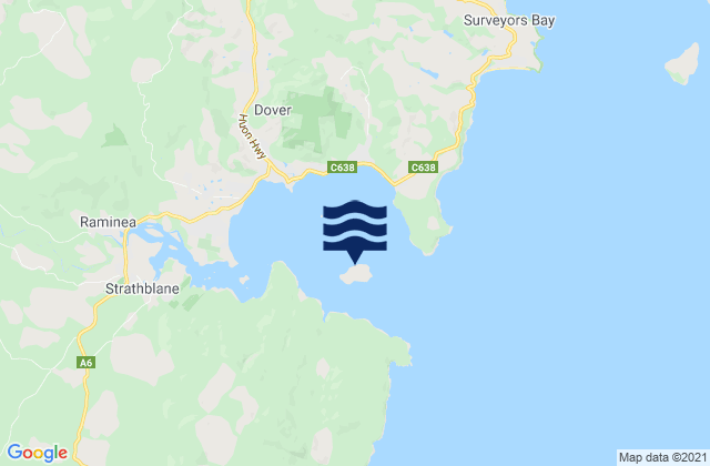 Mappa delle Getijden in Hope Island, Australia