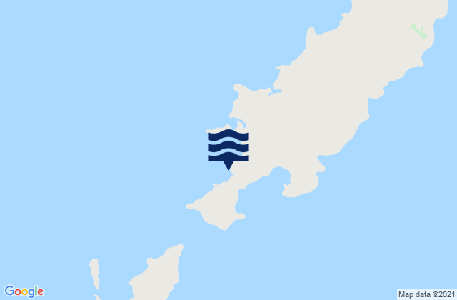 Mappa delle Getijden in Hopeful Bay, Australia