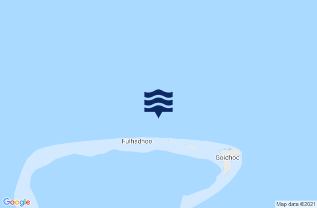 Mappa delle Getijden in Horsburgh Atoll, India