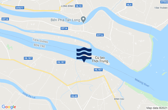 Mappa delle Getijden in Huyện Bình Đại, Vietnam