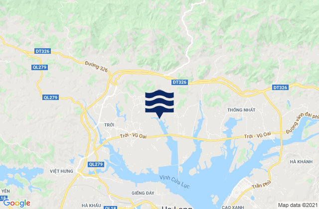 Mappa delle Getijden in Huyện Hoành Bồ, Vietnam