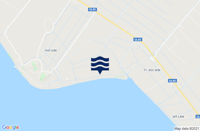 Mappa delle Getijden in Huyện Hòn Đất, Vietnam