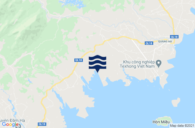 Mappa delle Getijden in Huyện Hải Hà, Vietnam