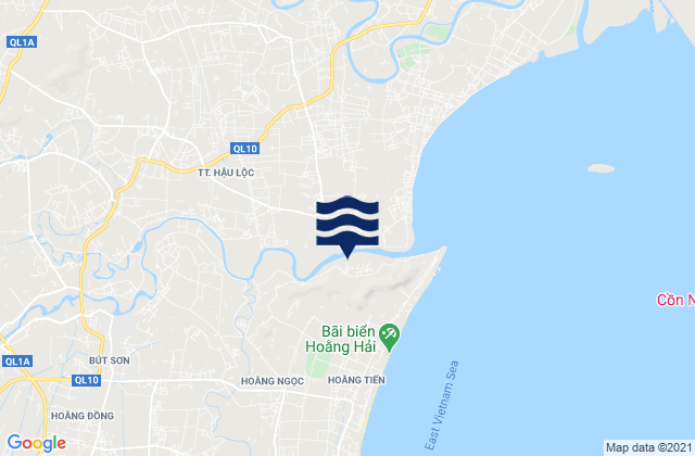 Mappa delle Getijden in Huyện Hậu Lộc, Vietnam