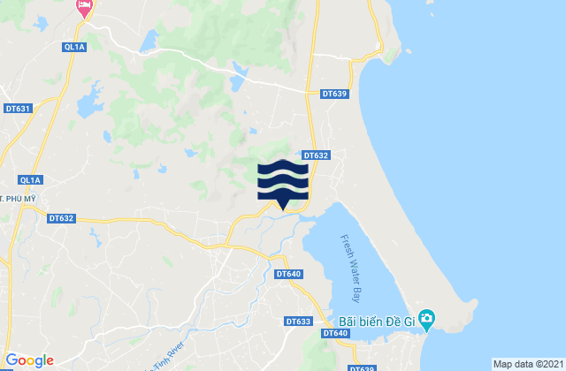 Mappa delle Getijden in Huyện Phù Mỹ, Vietnam