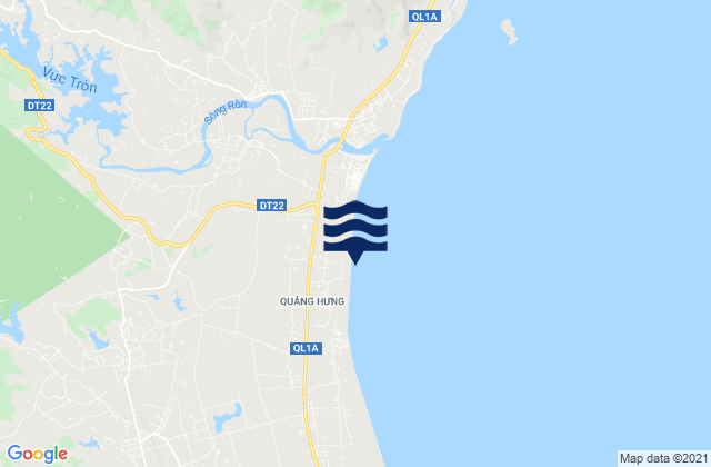 Mappa delle Getijden in Huyện Quảng Trạch, Vietnam