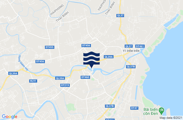 Mappa delle Getijden in Huyện Thái Thụy, Vietnam