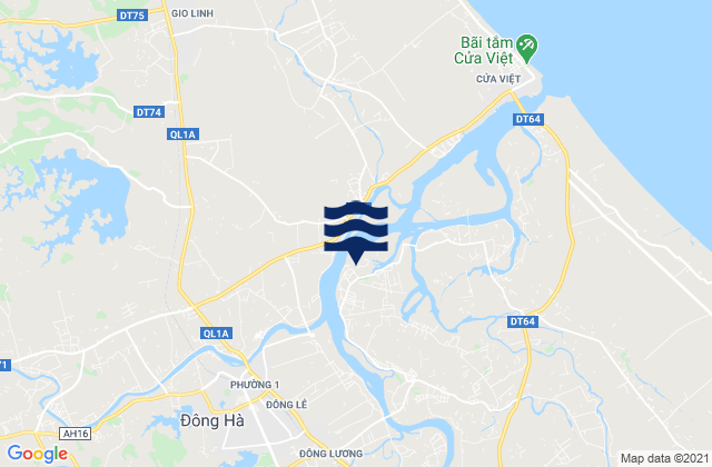 Mappa delle Getijden in Huyện Triệu Phong, Vietnam