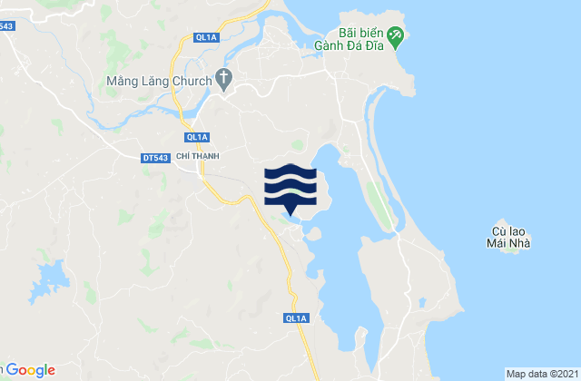 Mappa delle Getijden in Huyện Tuy An, Vietnam