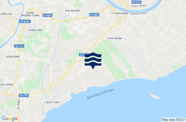 Mappa delle Getijden in Huyện Xuân Trường, Vietnam