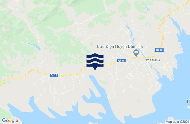 Mappa delle Getijden in Huyện Đầm Hà, Vietnam