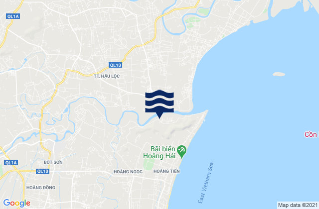 Mappa delle Getijden in Hậu Lộc, Vietnam