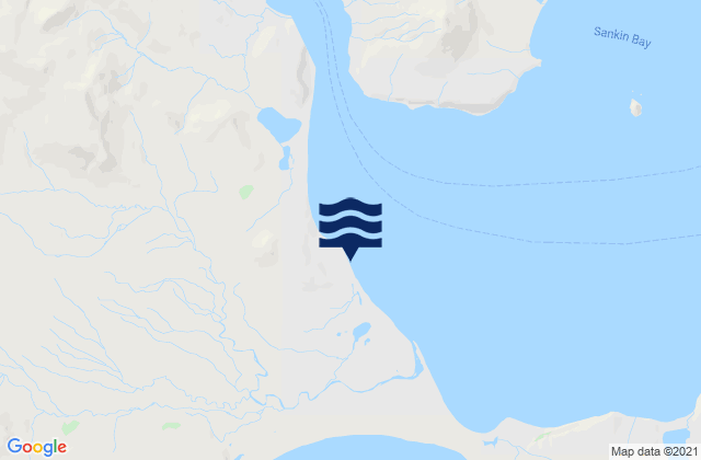 Mappa delle Getijden in Isanotski Strait Entrance, United States