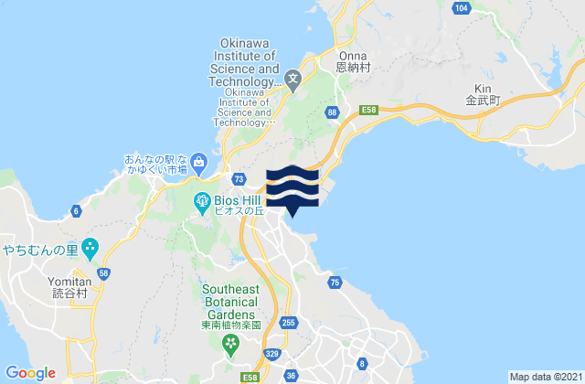 Mappa delle Getijden in Ishikawa, Japan