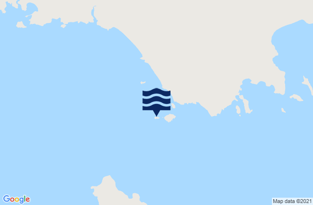 Mappa delle Getijden in Isla Blanca, Argentina