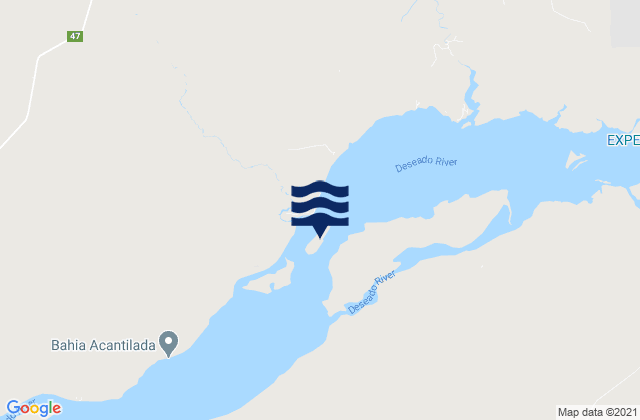 Mappa delle Getijden in Isla del Rey, Argentina