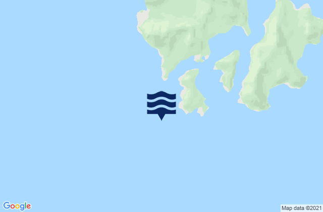 Mappa delle Getijden in Islas Week, Chile