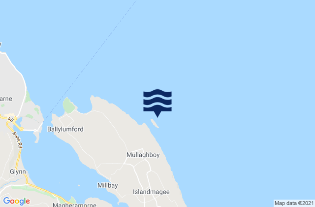 Mappa delle Getijden in Isle of Muck, United Kingdom