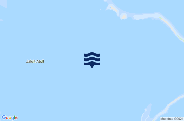 Mappa delle Getijden in Jaluit Atoll, Marshall Islands