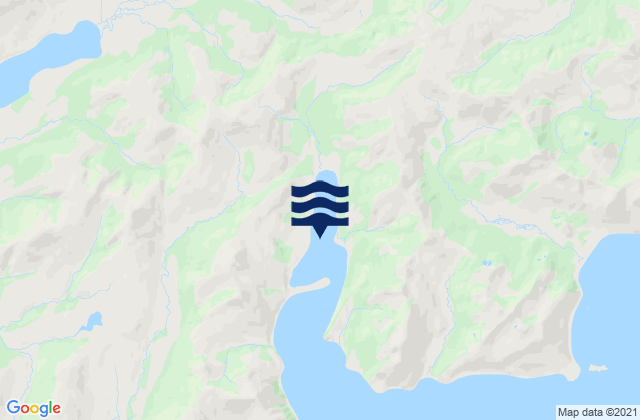 Mappa delle Getijden in Jap Bay, United States