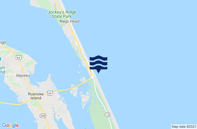 Mappa delle Getijden in Jennetts Pier (ocean), United States