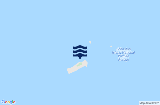 Mappa delle Getijden in Johnston Atoll, United States
