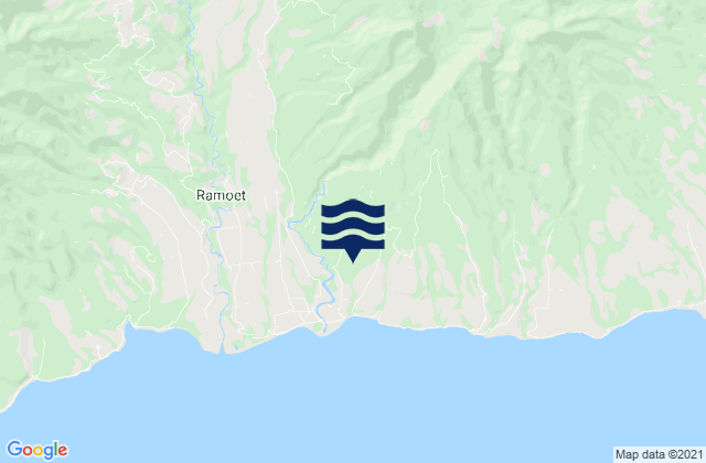 Mappa delle Getijden in Kabupaten Manggarai, Indonesia