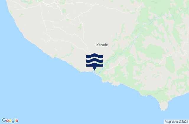 Mappa delle Getijden in Kahale, Indonesia