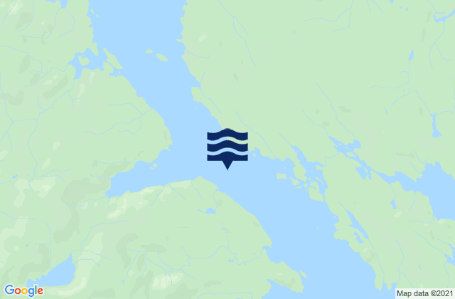 Mappa delle Getijden in Kaigani Strait, United States