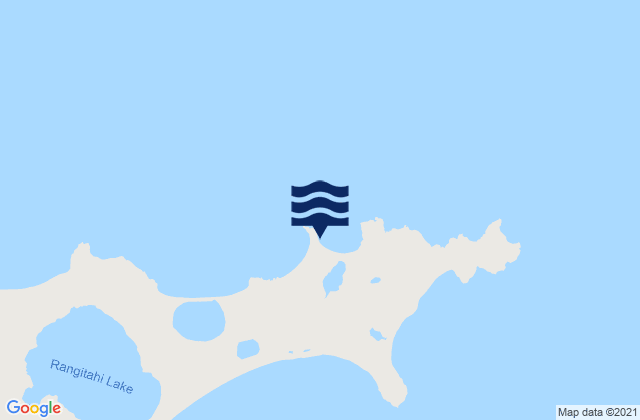 Mappa delle Getijden in Kaingaroa, New Zealand