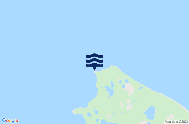 Mappa delle Getijden in Kaligan Island (North End) Cook Inlet, United States