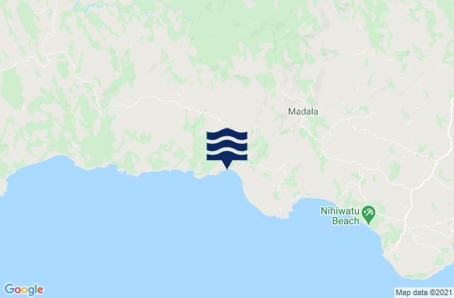 Mappa delle Getijden in Kapakabisa, Indonesia