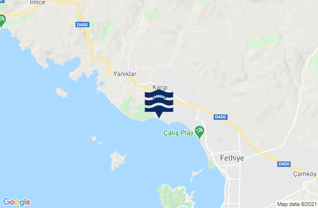Mappa delle Getijden in Kargı, Turkey